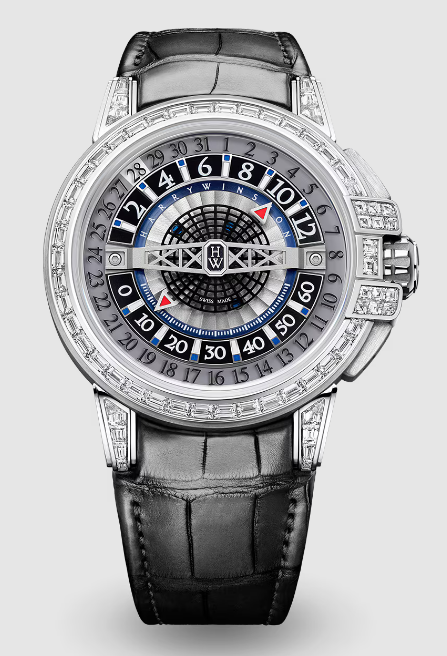 Review Harry Winston Ocean Retrograde Automatic 42mm OCEAHR42WW001 watch Replica